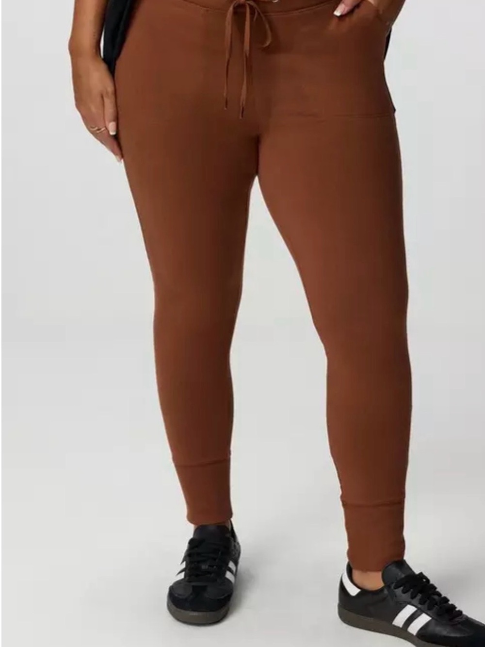 torrid cappucino Drawstring Knit jogger Leggings new